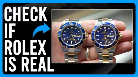 how do i tell if my rolex submariner is real|how to identify rolex watches.